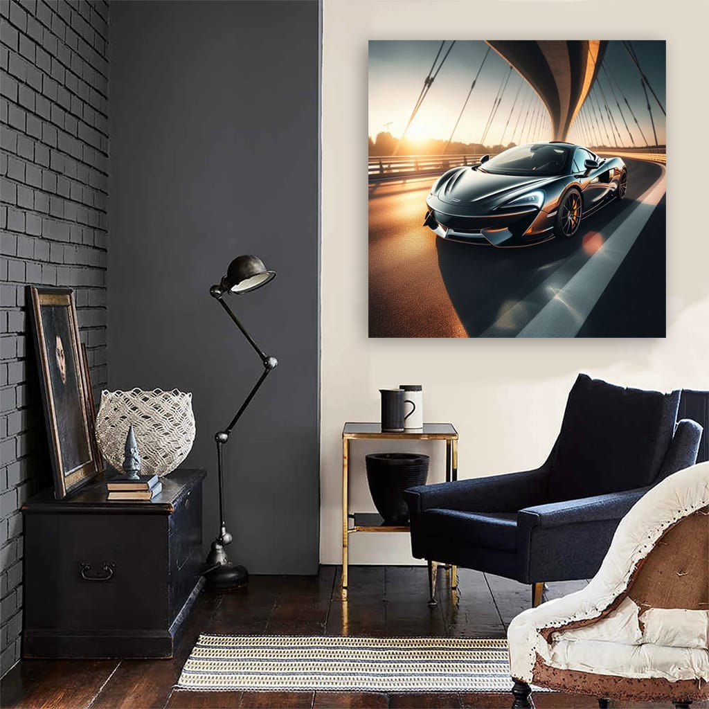 Mclaren 570s Bridge Wall Art