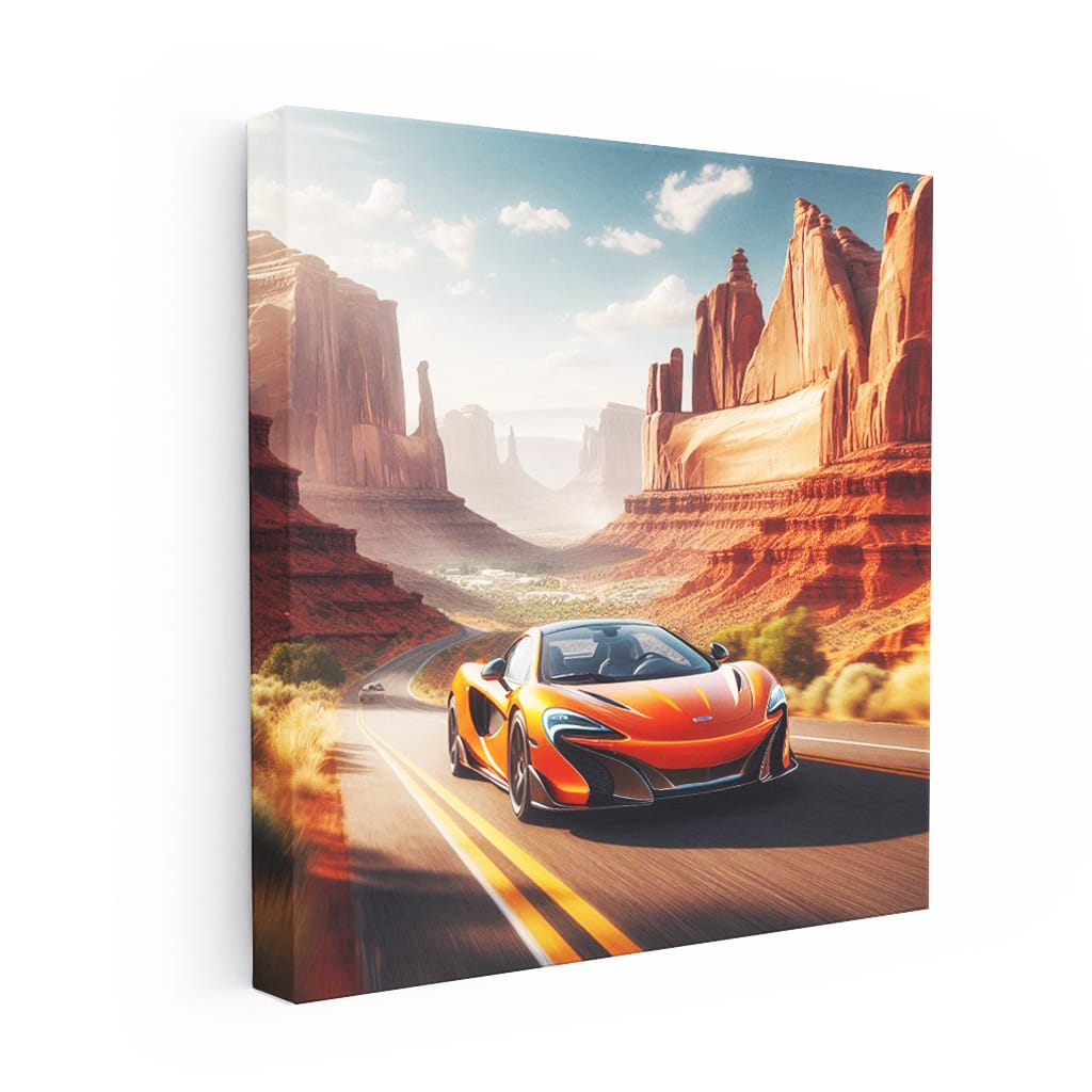 Mclaren 650s Cany Wall Art