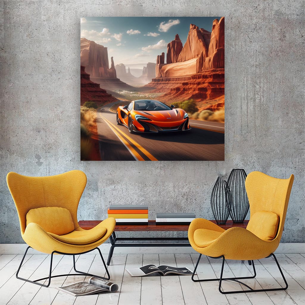 Mclaren 650s Cany Wall Art