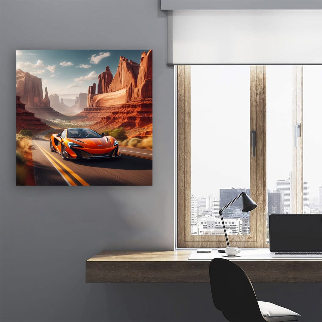 Mclaren 650s Cany Wall Art