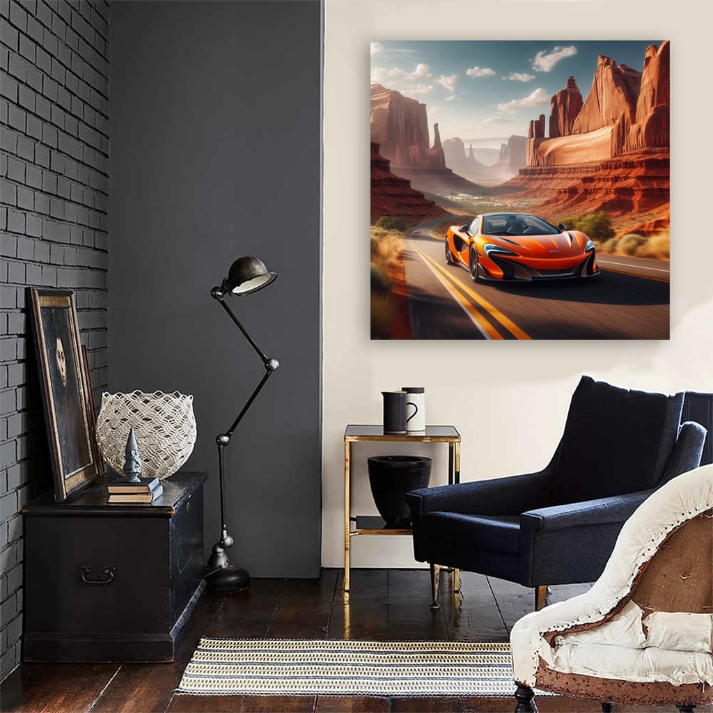 Mclaren 650s Cany Wall Art