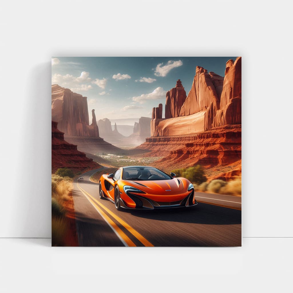 Mclaren 650s Cany Wall Art