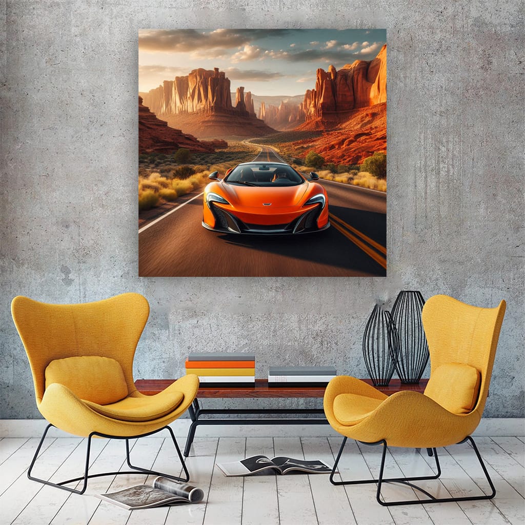 Mclaren 650s Canyon Wall Art