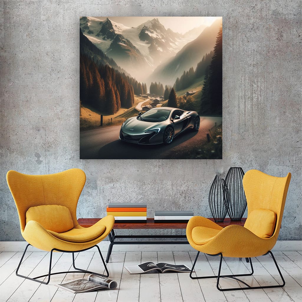 Mclaren 650s Mounta Wall Art