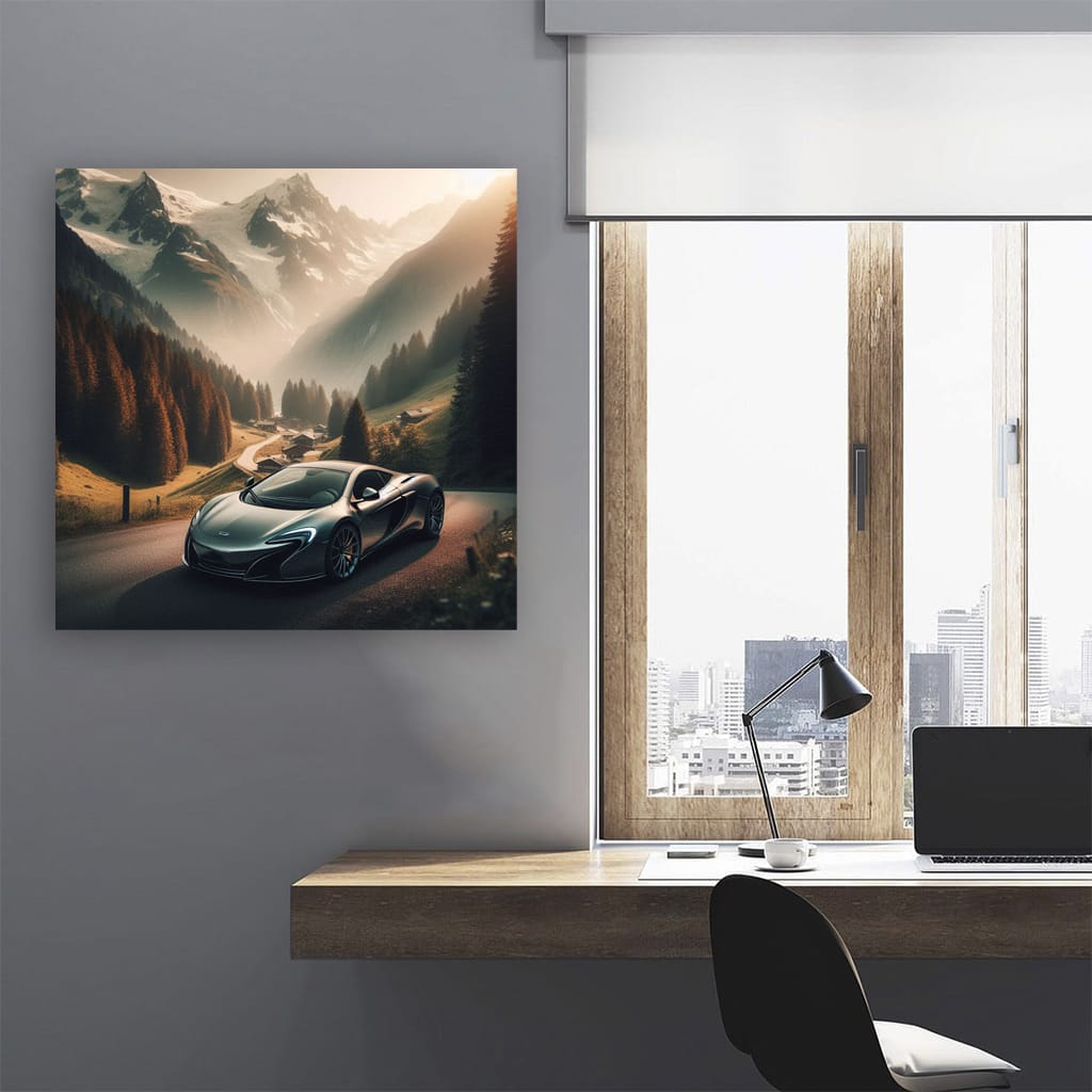 Mclaren 650s Mounta Wall Art