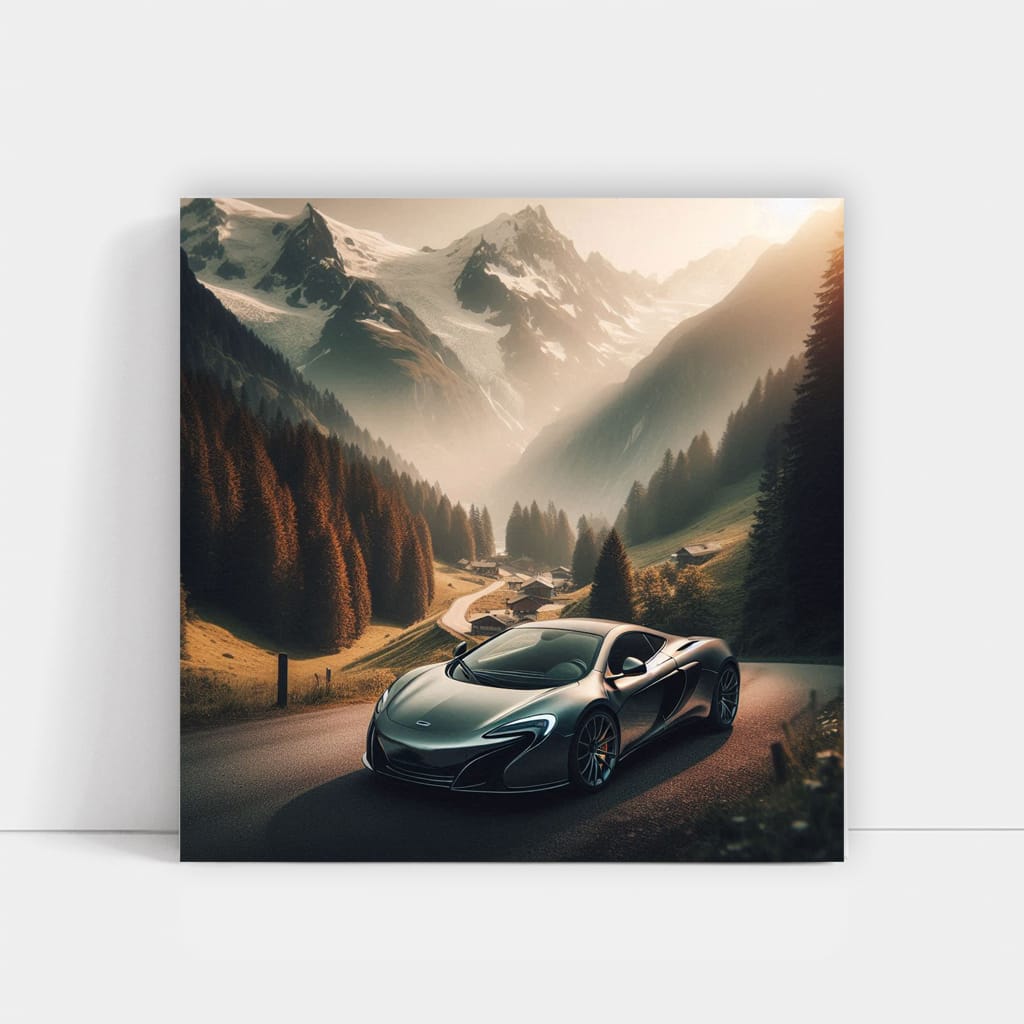 Mclaren 650s Mounta Wall Art