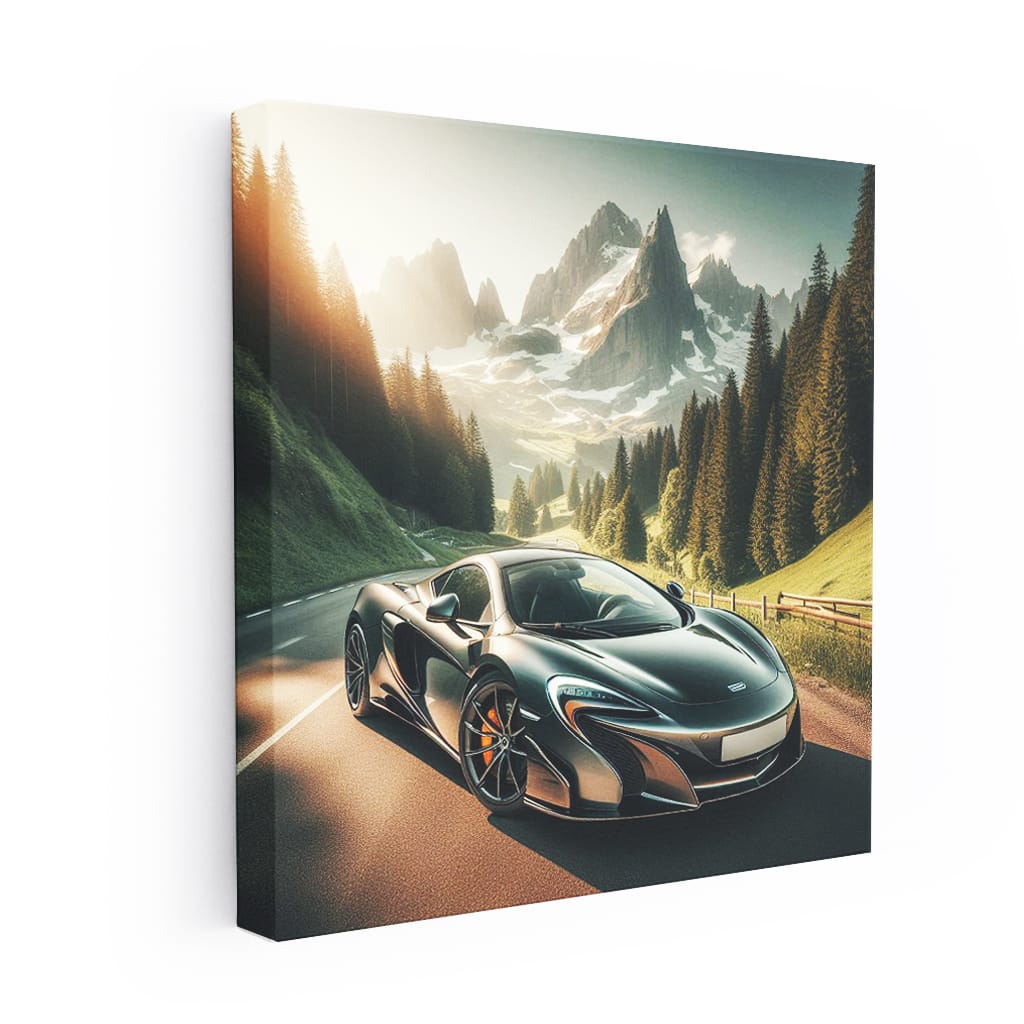 Mclaren 650s Mountain Wall Art