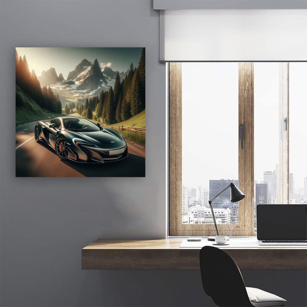 Mclaren 650s Mountain Wall Art