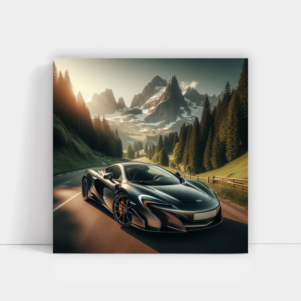 Mclaren 650s Mountain Wall Art