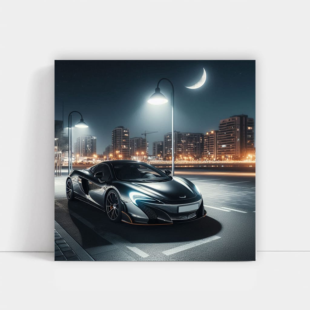 McLaren 650S at Night - Speed and Elegance in Motion