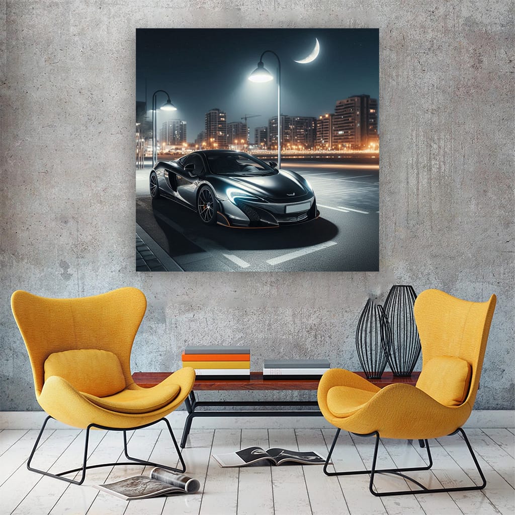 McLaren 650S at Night - Speed and Elegance in Motion