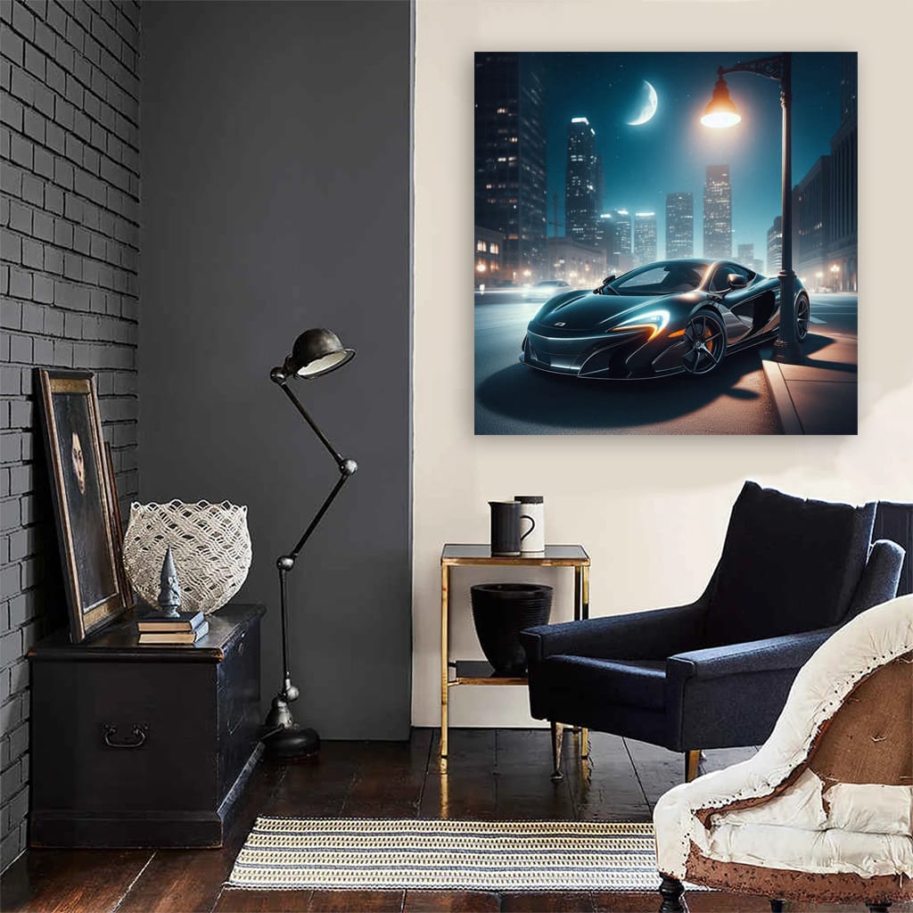 Mclaren 650s Night Wall Art