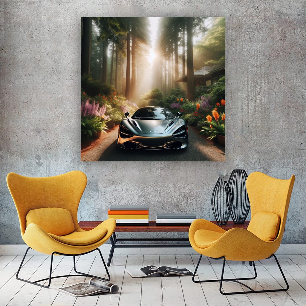 Mclaren 720s Nature Wall Art