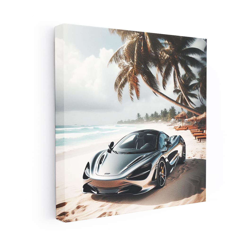 Mclaren 720s On Beach Wall Art