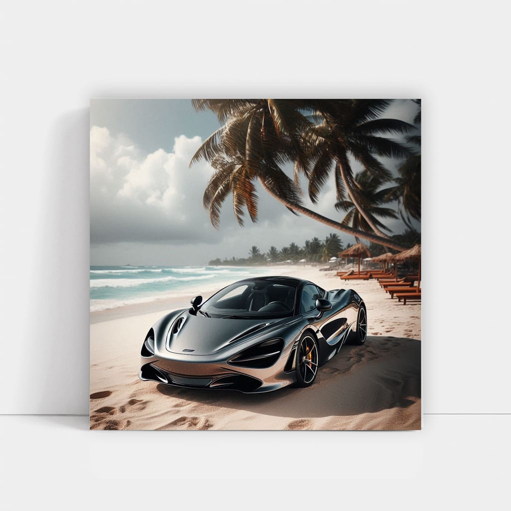 Mclaren 720s On Beach Wall Art