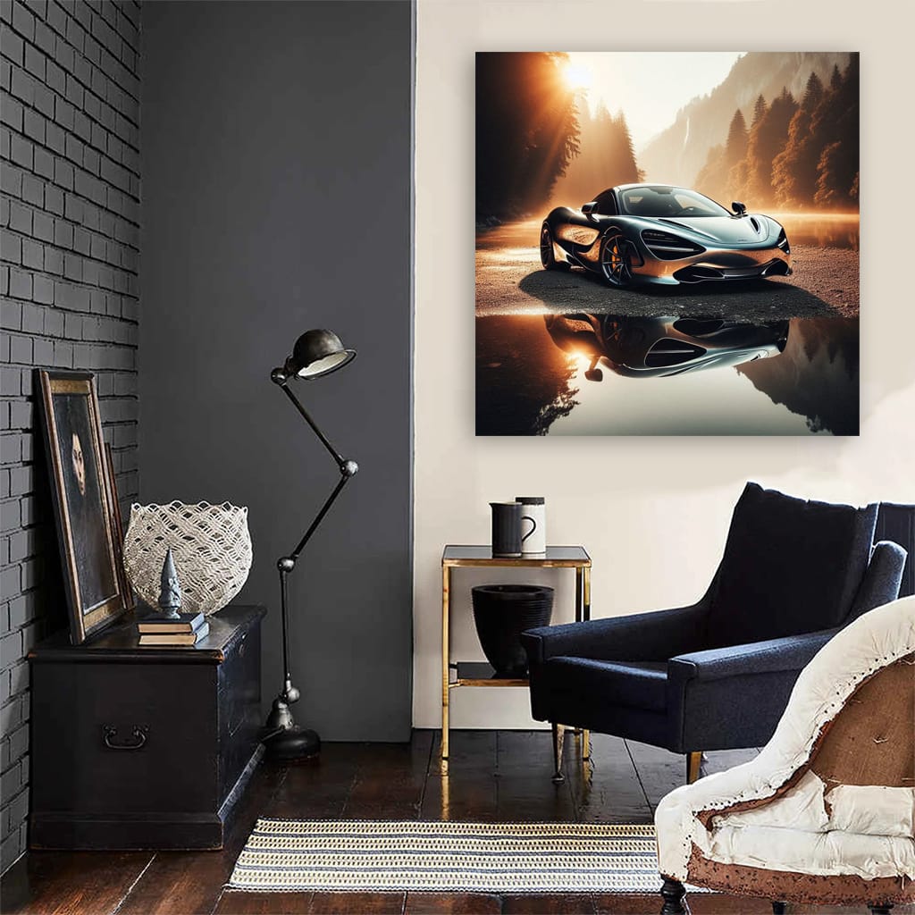 Mclaren 720s River Wall Art