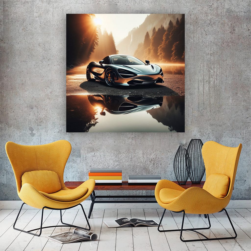 Mclaren 720s River Wall Art