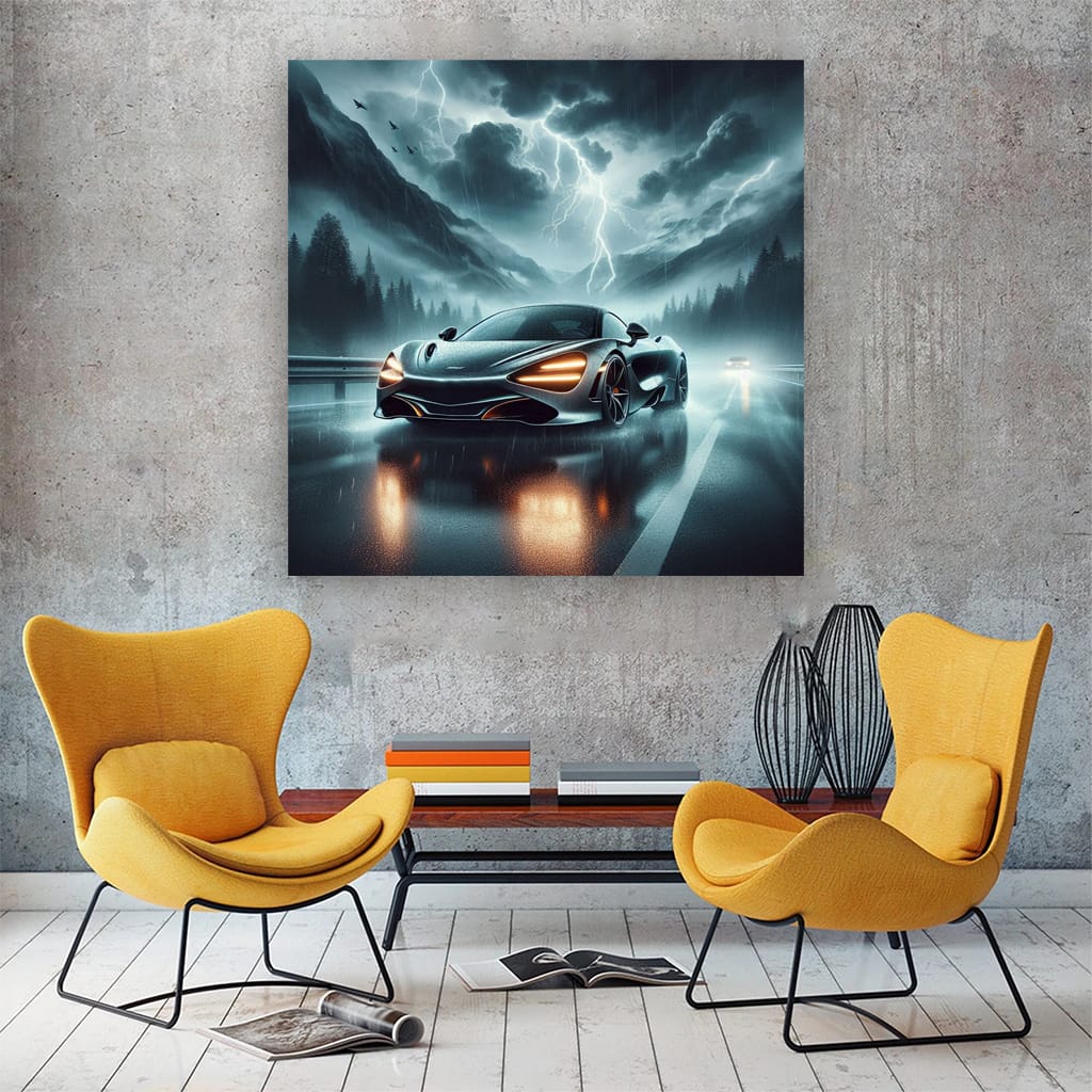 Mclaren 720s Thunderstor Wall Art