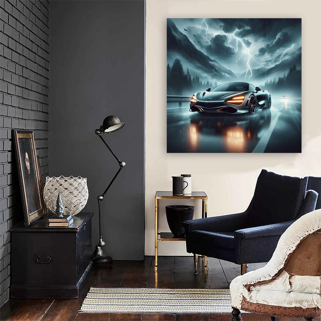 Mclaren 720s Thunderstor Wall Art