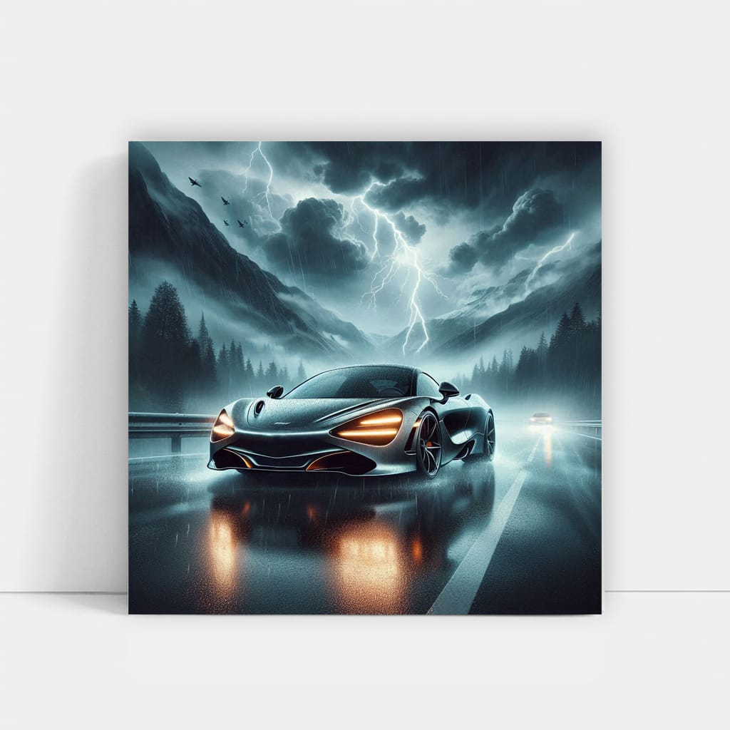 Mclaren 720s Thunderstor Wall Art