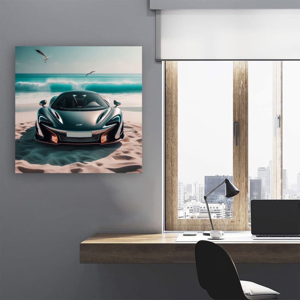 McLaren 765LT on Beach - Unleash Power of Speed