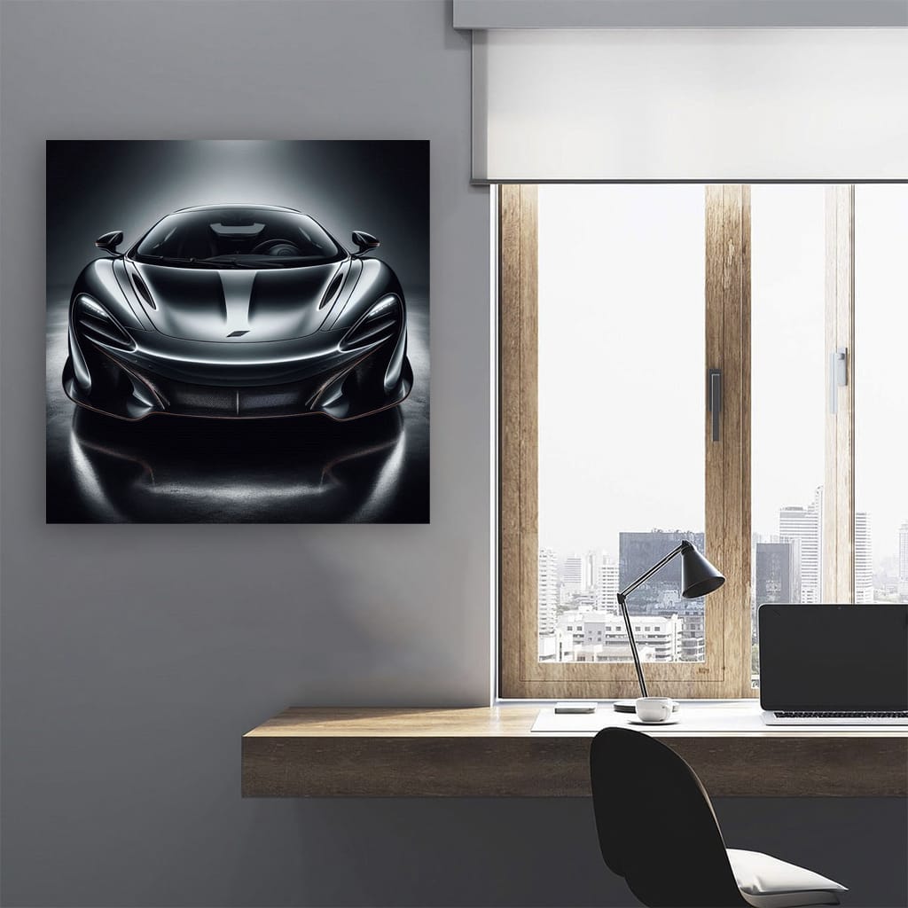 McLaren Black Hood - Sleek and Powerful Beauty