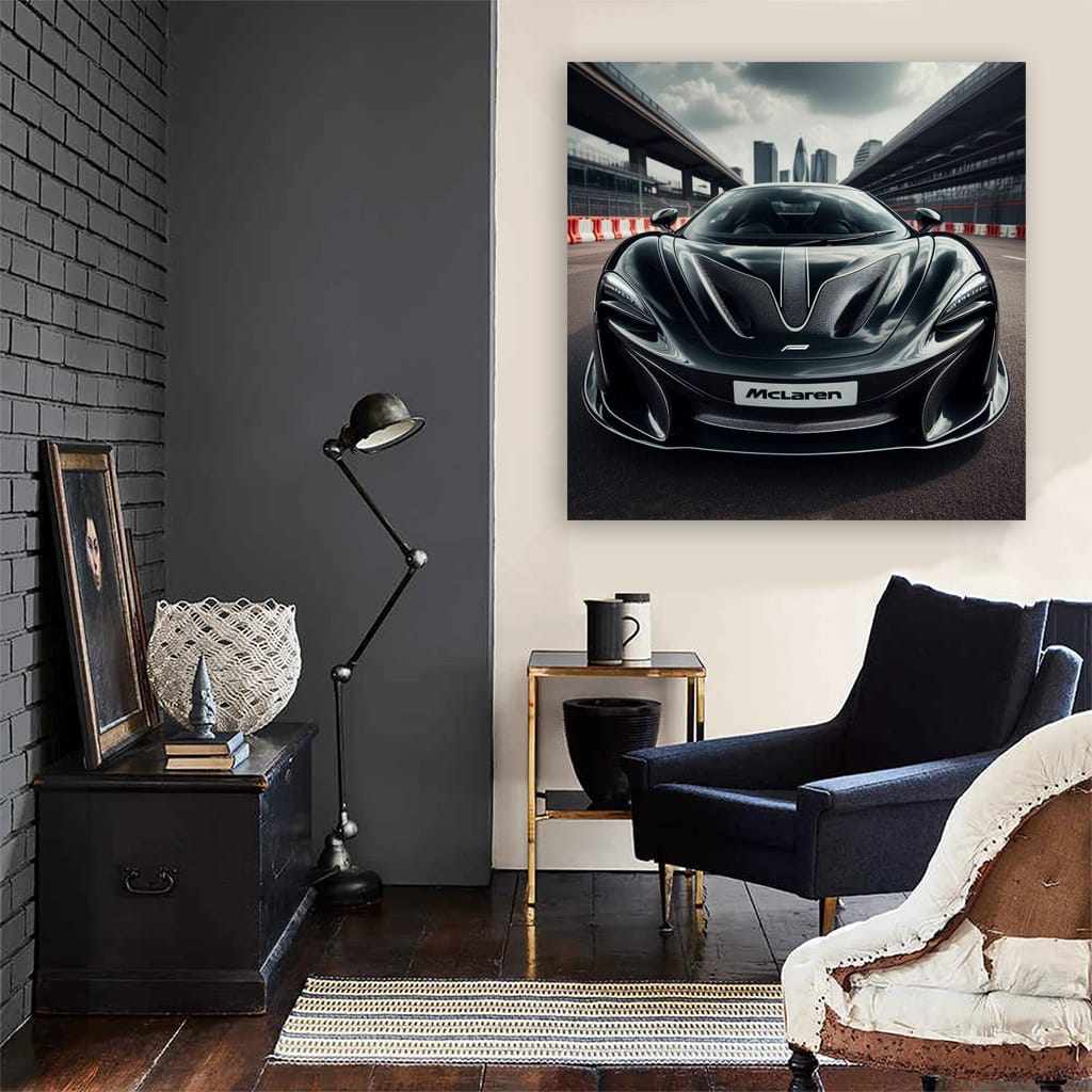 Mclaren Black Raci Wall Art