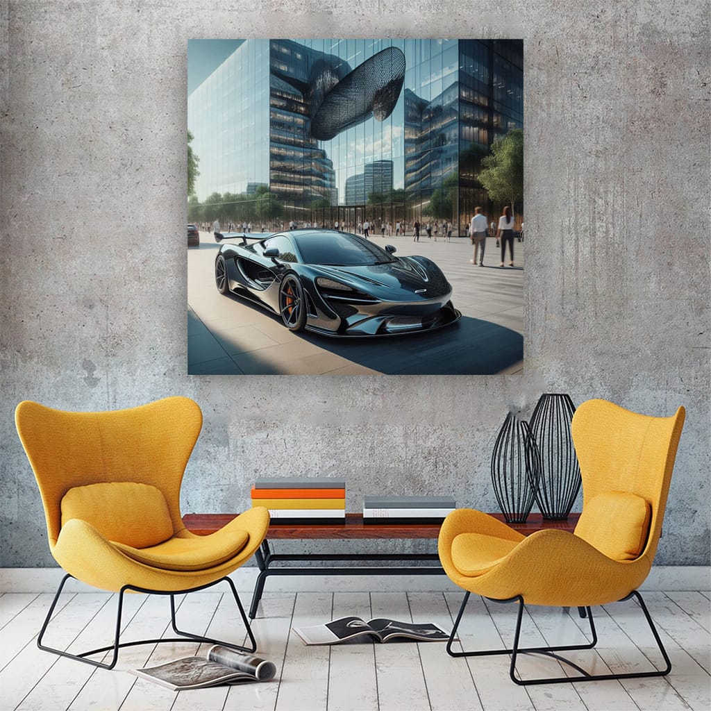 Mclaren Elva Building Wall Art