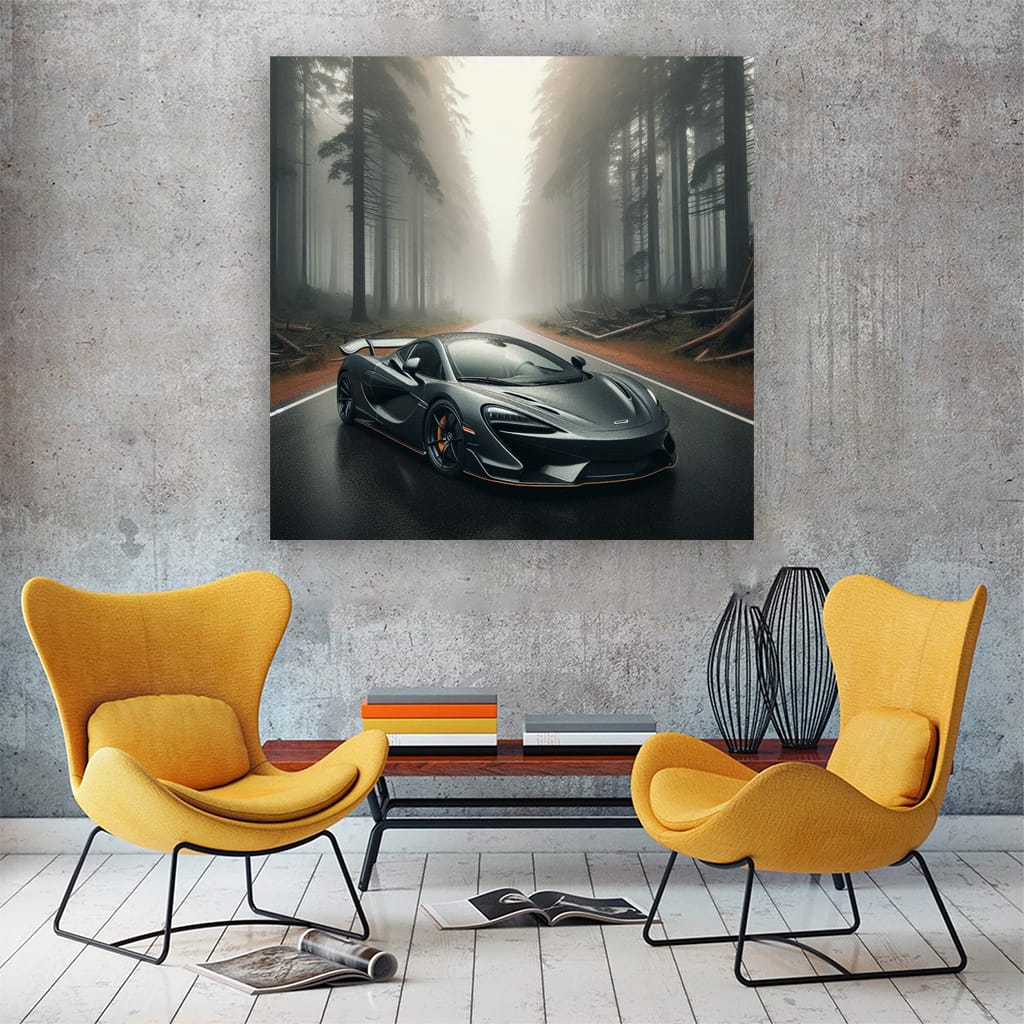 Mclaren Elva Cloudy Weath Wall Art