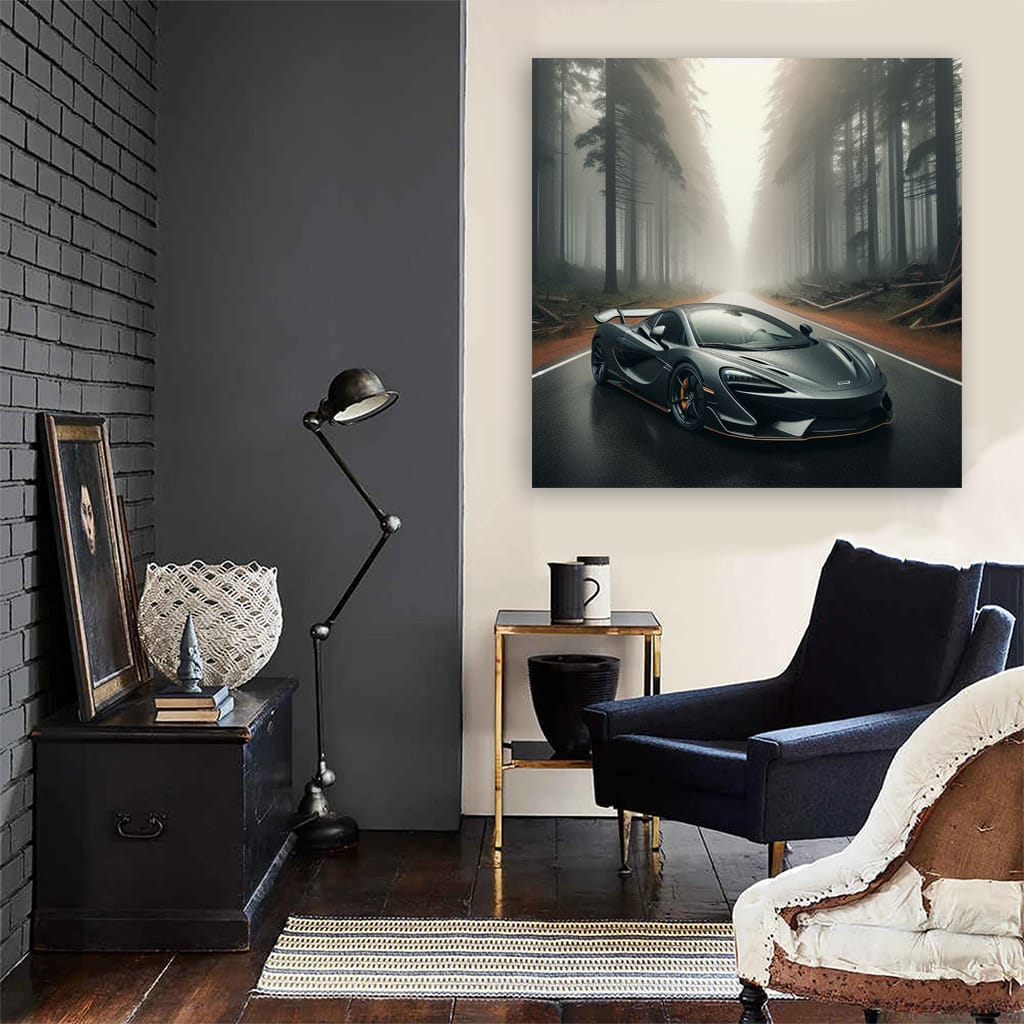 Mclaren Elva Cloudy Weath Wall Art