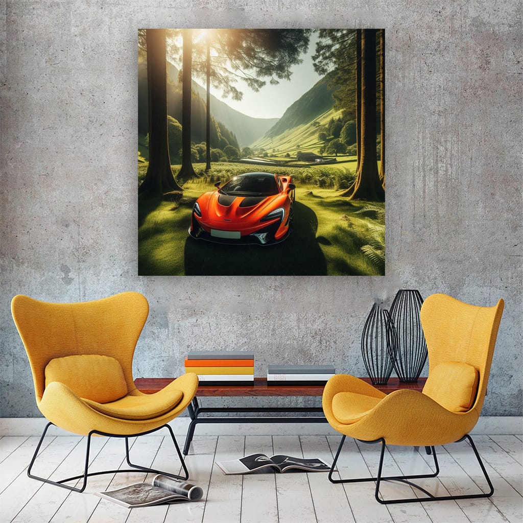 Mclaren Elva Vall Wall Art