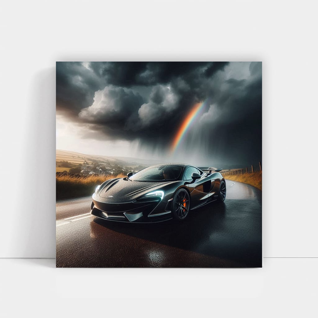 Mclaren Gt Cloudy Weath Wall Art