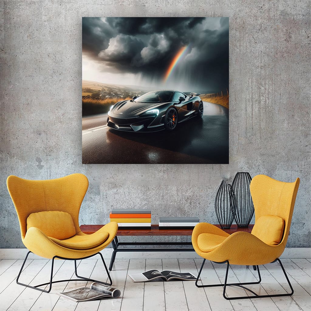 Mclaren Gt Cloudy Weath Wall Art