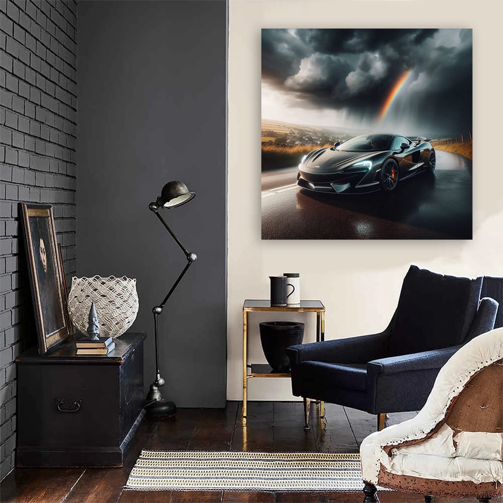 Mclaren Gt Cloudy Weath Wall Art