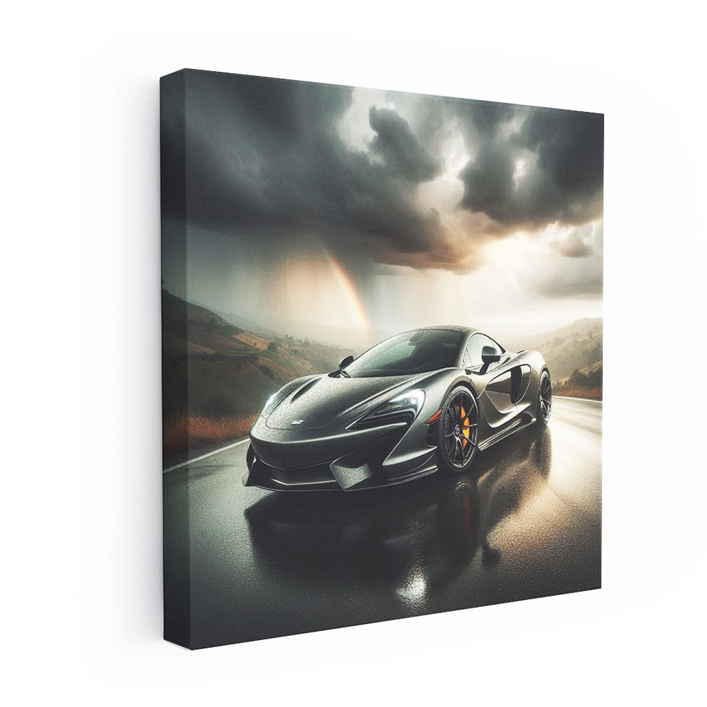 Mclaren Gt Cloudy Weather Wall Art