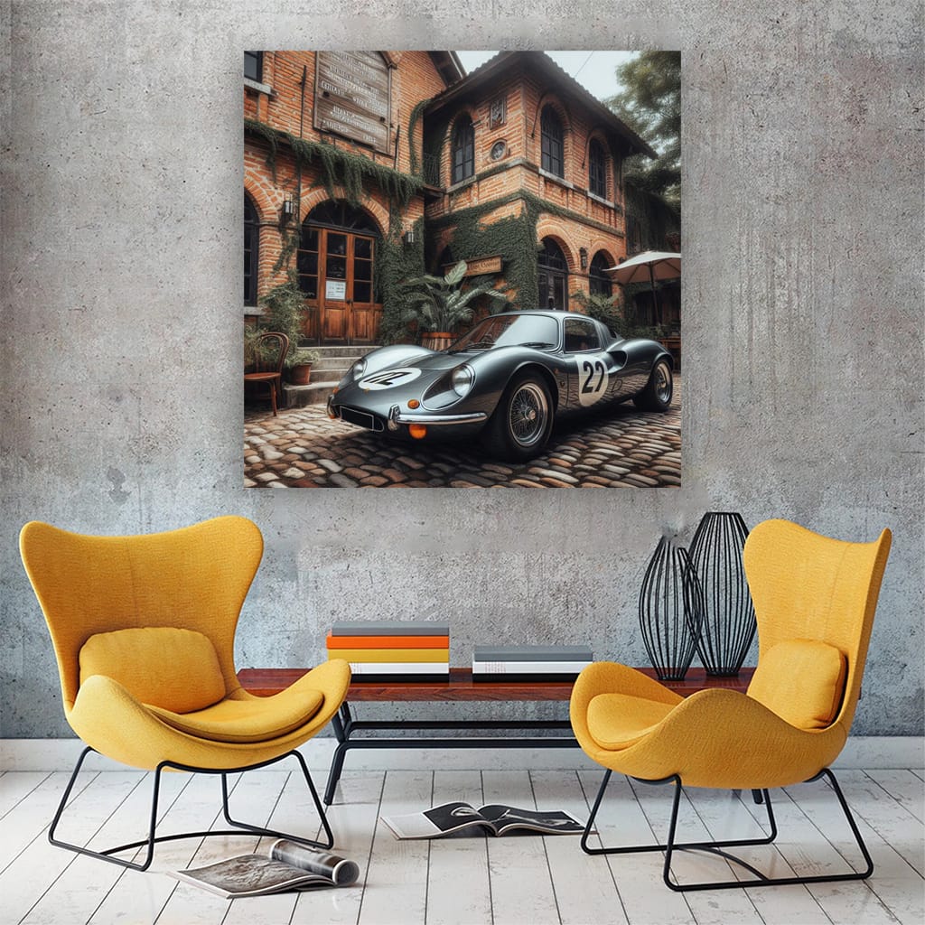 Mclaren Old Retro Buildi Wall Art