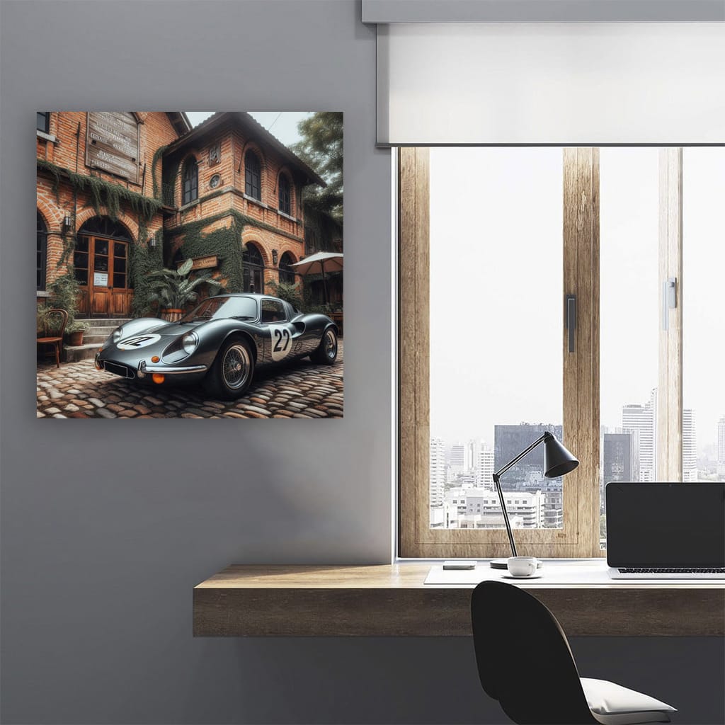 Mclaren Old Retro Buildi Wall Art