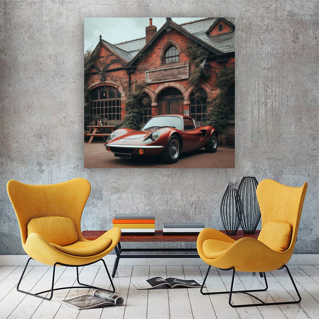 Mclaren Old Retro Building Wall Art