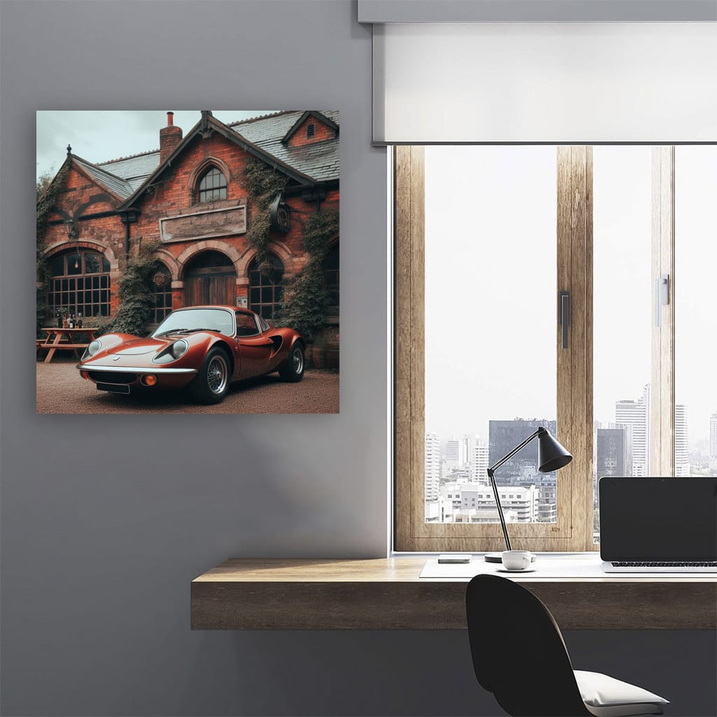 Mclaren Old Retro Building Wall Art