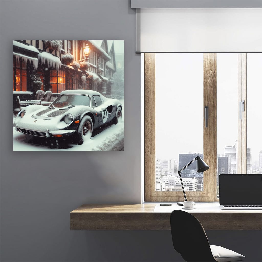 Mclaren Old Retro Snowfa Wall Art