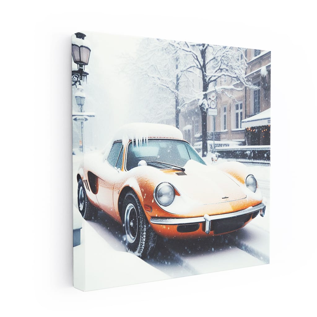 Mclaren Old Retro Snowfall Wall Art