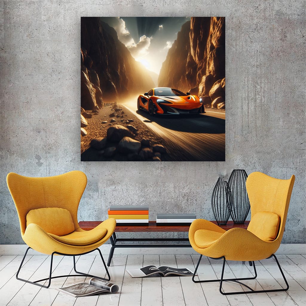 Mclaren Orange Cany Wall Art