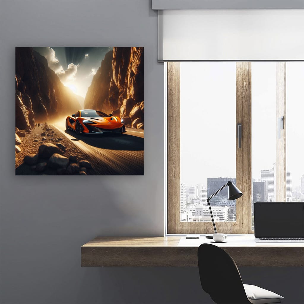 Mclaren Orange Cany Wall Art