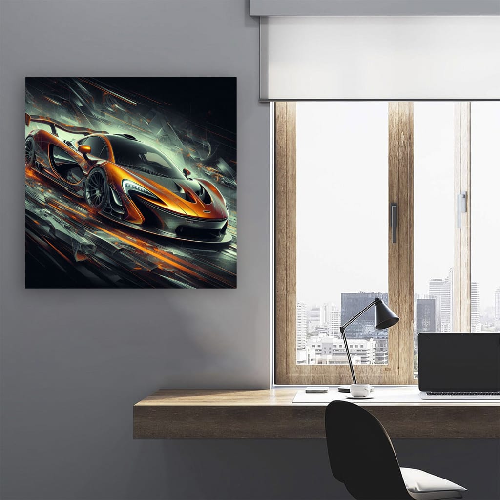 McLaren P1 Abstract - Futuristic Speed Icon