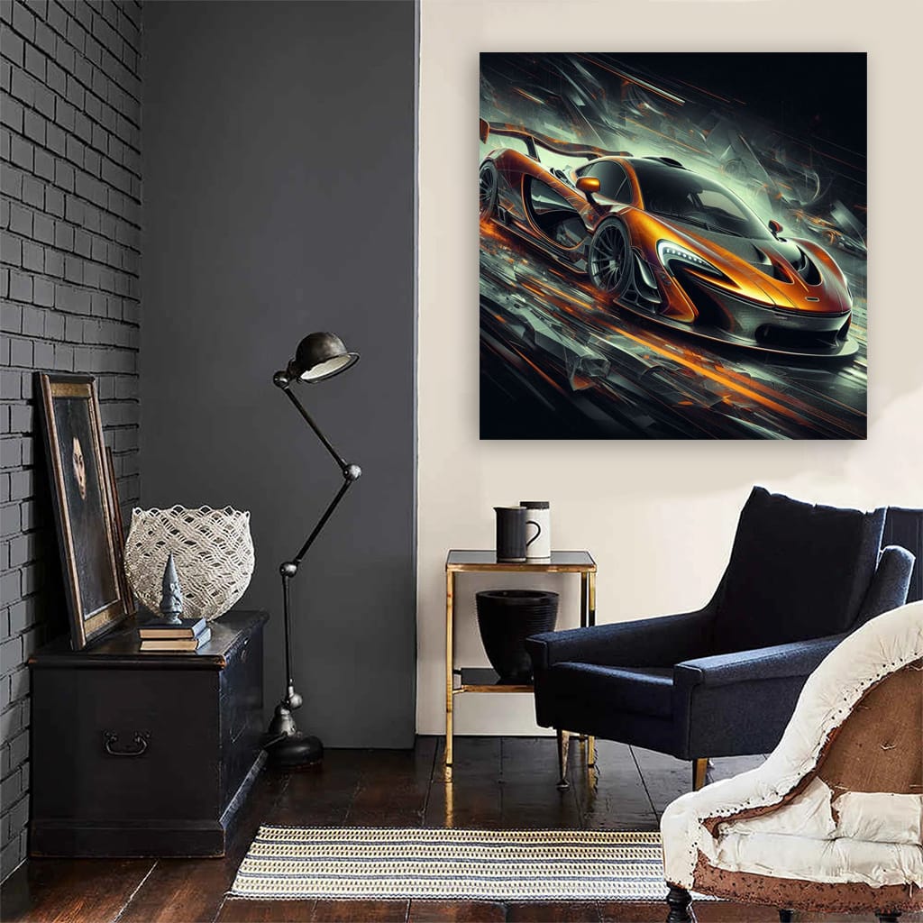 McLaren P1 Abstract - Futuristic Speed Icon