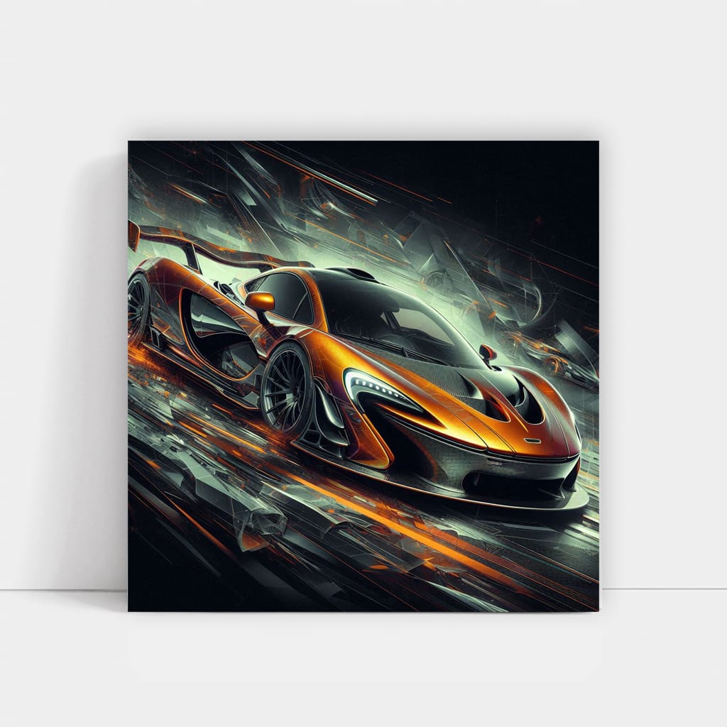 McLaren P1 Abstract - Futuristic Speed Icon
