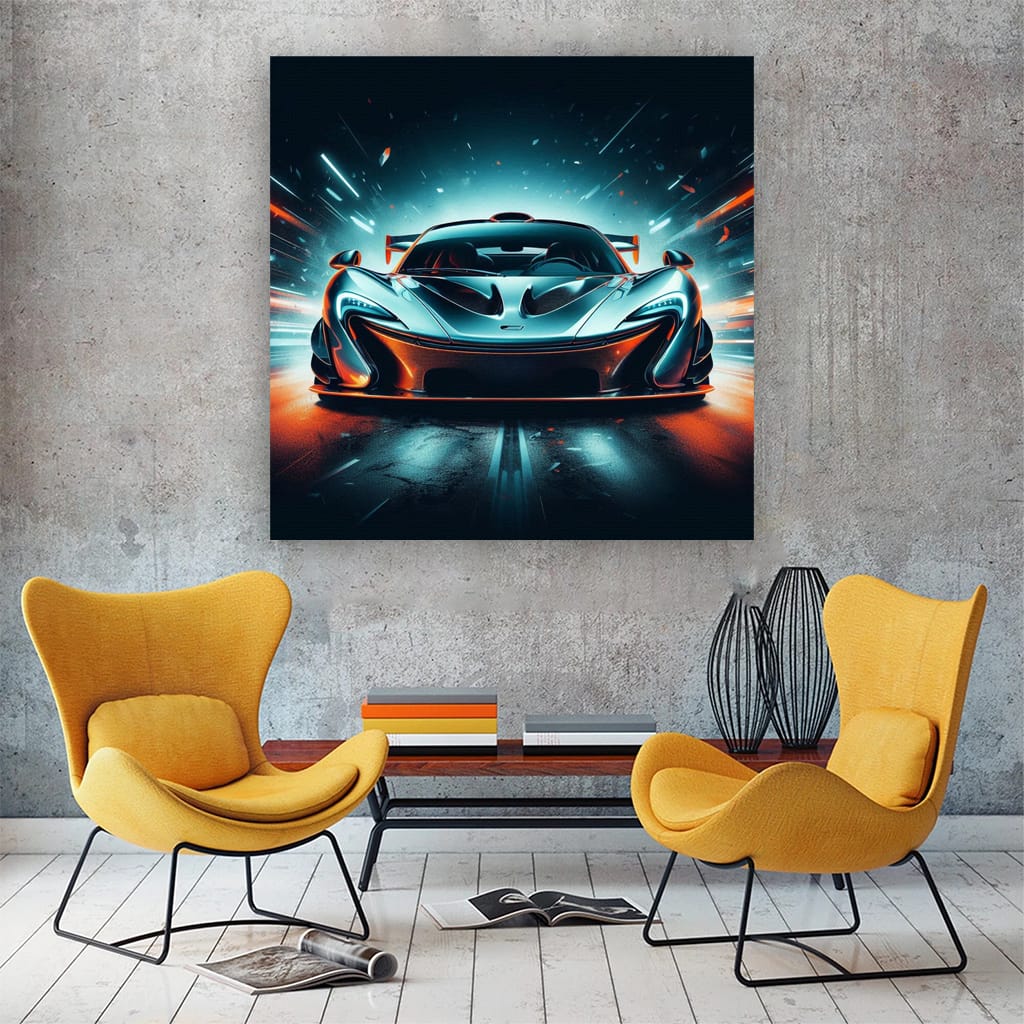 Mclaren P1 Absctract Wall Art