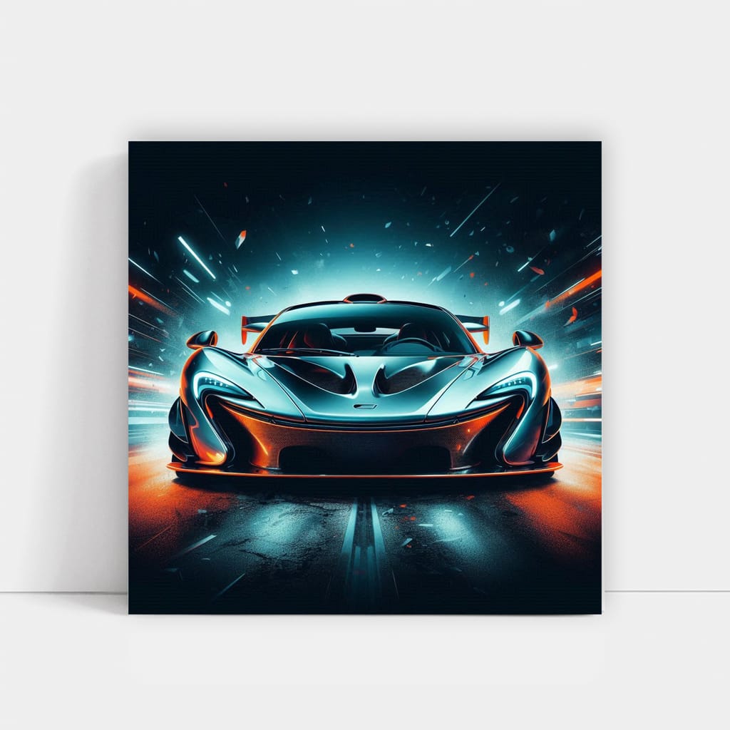 Mclaren P1 Absctract Wall Art