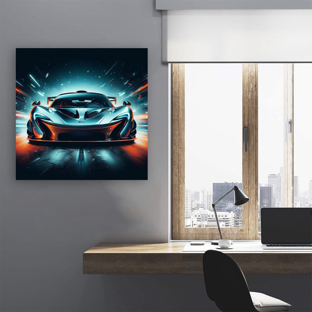 Mclaren P1 Absctract Wall Art