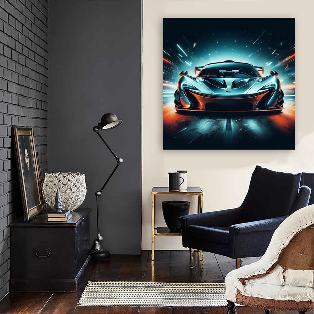 Mclaren P1 Absctract Wall Art